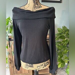 Banana Republic soft luxe off the shoulder top